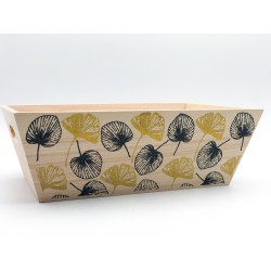 Corbeille en bois motifs...