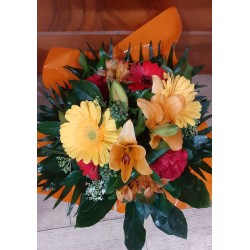 Bouquet rond coloré